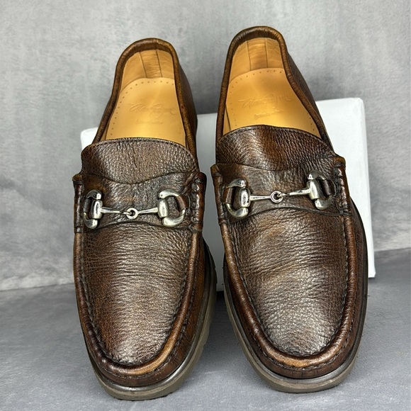 🔥🔥🔥 Alan Payne Brown Loafers with Classic Design and Durable Sole Size: 8🔥🔥🔥 - Picture 3 of 10